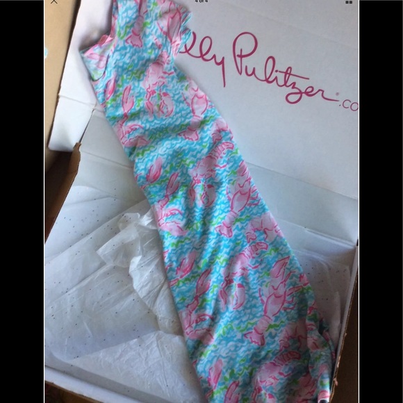 Lilly Pulitzer Jaylynne Dress Lobstrah Roll - Picture 2 of 6